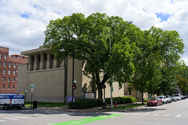 The Unity Temple in Oak Park, IL