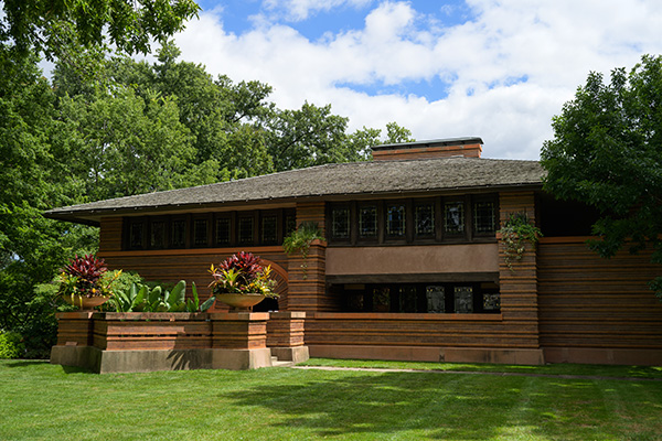 Frank Lloyd Wright designed this home for Arthur B. Heurtley